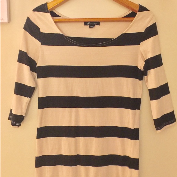 Tan & Black Mini Dress - Picture 3 of 3